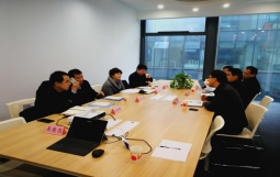 射阳县沿海投资有限公司董事长一行四人来我司进行考察学习