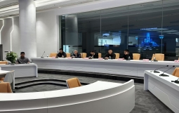 集团执行总裁贺明田一行考察南京数据局“城市之眼”及南部新城智慧城市运营中心